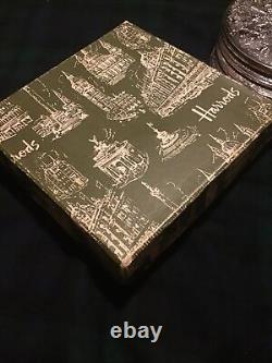 Vintage Harrods Barker Ellis Silver Plated Table Mats In Original Box