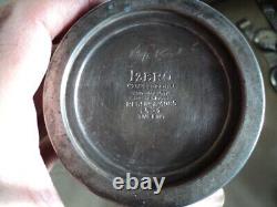 Vintage Heavy Izero Silver Plated Cocktail Shaker Kingsway Plate Made In England