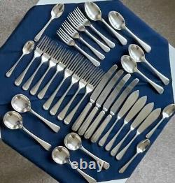 Vintage Hiram Wild EPNS A1 Sheffield Silver Plated Cutlery Set Of 4/32 Peaces