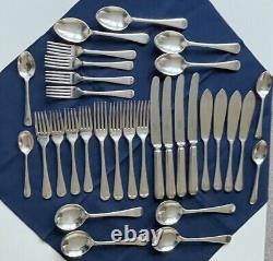Vintage Hiram Wild EPNS A1 Sheffield Silver Plated Cutlery Set Of 4/32 Peaces