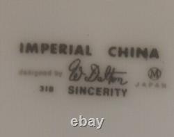 Vintage Imperial China318 SINCERITY E Dalton6 Dinner 10.5, 6 Salad, 6 Berry