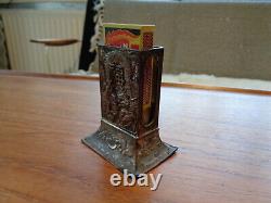Vintage Japanese Silver Plated Smoking Set Dragon