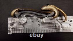 Vintage Jelly Belly Antelope Gazelle Pin Lucite Rare Brooch Old Costume Jewelry