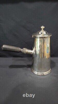 Vintage Large French Christofle Silver Plate Hotel Chocolate Pot, 11 tall