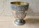 Vintage Large Silver Plate and Gilt Chalice Goblet Corbell & Company 1946-51