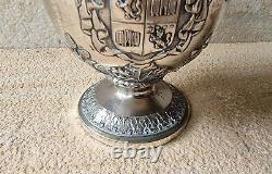 Vintage Large Silver Plate and Gilt Chalice Goblet Corbell & Company 1946-51