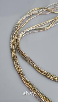 Vintage MAJORICA Large Pearl Drop Pendant On Gold Plated 925 Silver Multi-chain