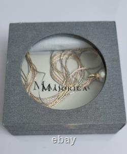 Vintage MAJORICA Large Pearl Drop Pendant On Gold Plated 925 Silver Multi-chain