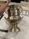 Vintage Medici-Shaped Champagne Bucket in Silver-Plated Metal, 1980s