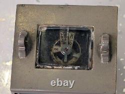 Vintage Miniature Silver Plate Carriage Clock Spares Only Williams & Co London