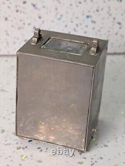Vintage Miniature Silver Plate Carriage Clock Spares Only Williams & Co London