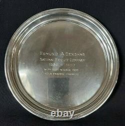 Vintage Nabisco Sterling Silver. 925 Recognition Plate 1930-1963 178 Grams