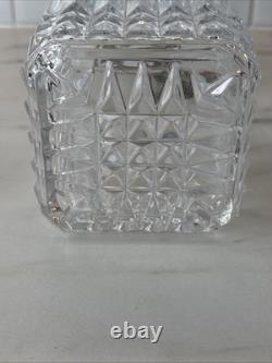 Vintage Of crystal decanters with silver-plated