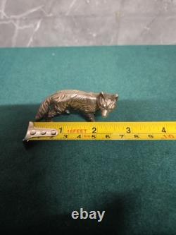 Vintage Old Antique Silver Plated decorative display Dog Breeds