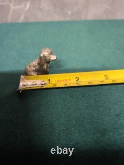 Vintage Old Antique Silver Plated decorative display Dog Breeds