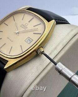 Vintage Omega De Ville Gold Plated Men's Watch top condition