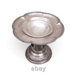 Vintage Ottoman/Turkish Revival Large Hammered Silver Incense Burner Centerpiece