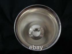 Vintage PM ITALY Silver Plate Stirrup Cups With Fox Head Tops