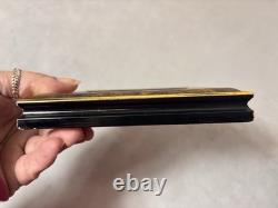 Vintage Picture artistic silver plate 999% Italy Italian Town