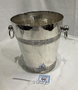 Vintage Produx France Silver Plate Champagne Ice Bucket Bar Cooler White Wine