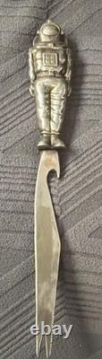 Vintage RARE International Silver Company Rocket Astronaut Bar Set NASA