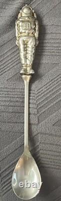 Vintage RARE International Silver Company Rocket Astronaut Bar Set NASA