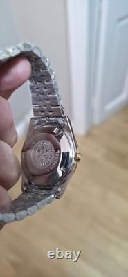 Vintage Rado Purple Horse 2 Tone Fluted Gold Dial Original 2878 ETA