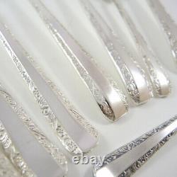 Vintage Rodd Nemesia Silver Plate Cutlery Set 47 pieces