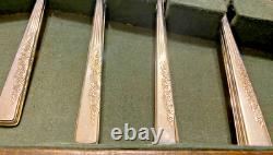 Vintage Rodd Silver Plate 44 Piece Hamilton Cutlery Setting for 6 & Canteen