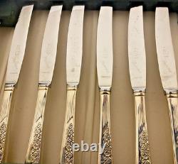 Vintage Rodd Silver Plate 44 Piece Hamilton Cutlery Setting for 6 & Canteen