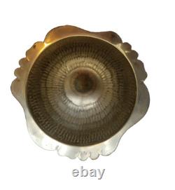 Vintage Scalloped Silver Creamer & Sugar Bowl James Deakin 1871-1930