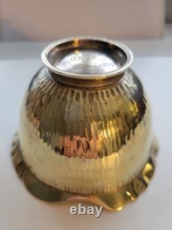 Vintage Scalloped Silver Creamer & Sugar Bowl James Deakin 1871-1930