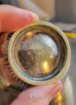 Vintage Scalloped Silver Creamer & Sugar Bowl James Deakin 1871-1930