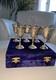 Vintage Set of Six Silver Plated Goblets in Original Box EPNS