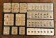 Vintage Shop Display Board Collar Studs Gold/Silver/plated