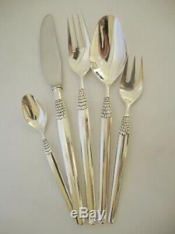 Vintage Silver Plate Danish Frigast Cheri Cherie 12 person cutlery set 60 pieces