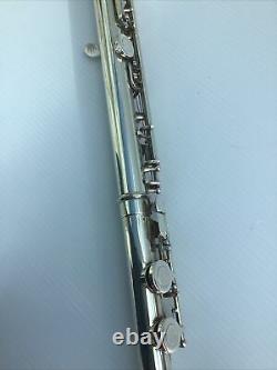 Vintage Silver Plated Boosey & Hawkes London Emperor Flute In Original Case