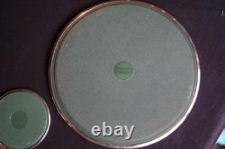 Vintage Silver-Plated Coaster & Decanter Stand Set 10-Piece- Strachan