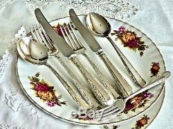 Vintage Silver Plated Cutlery Set Rodd'nemesia' For 8 People Australia C 1960