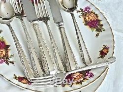 Vintage Silver Plated Cutlery Set Rodd'nemesia' For 8 People Australia C 1960