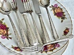 Vintage Silver Plated Cutlery Set Rodd'nemesia' For 8 People Australia C 1960