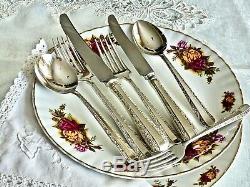 Vintage Silver Plated Cutlery Set Rodd'nemesia' For 8 People Australia C 1960