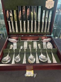 Vintage Silver Plated George Butler Sheffield Cavendish Cutlery 44 Pieces UNUSED