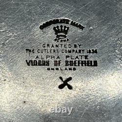 Vintage Silver Plated Ice Bucket / Small Wine Cooler Lion Handles Viners Antique