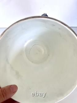 Vintage Silver Plated Lion Head Ice Bucket With Lid