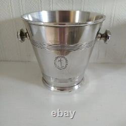 Vintage Silver Plated Mappin & Webb Small Ice Bucket Orient Line See Photos