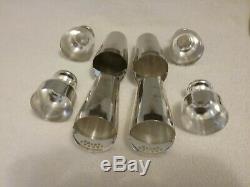 Vintage Silver Plated Napier Foursome Cocktail Shaker Set Extremely Rare