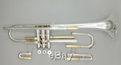 Vintage Silver Plated Schilke B2 Professional Trumpet with Original Schilke Case