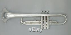 Vintage Silver Plated Schilke B2 Professional Trumpet with Original Schilke Case