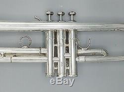 Vintage Silver Plated Schilke B2 Professional Trumpet with Original Schilke Case